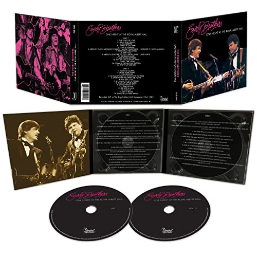 CD case for The Everly Brothers’ “One Night at the Royal Albert Hall.”