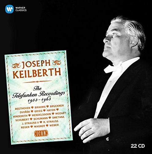 CD cover featuring conductor Joseph Keilberth in formal wear, holding sheet music.