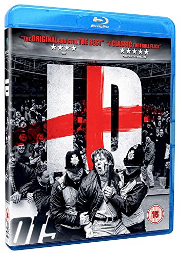 Blu-ray cover for I.D. featuring police officers restraining a man before a stadium crowd.