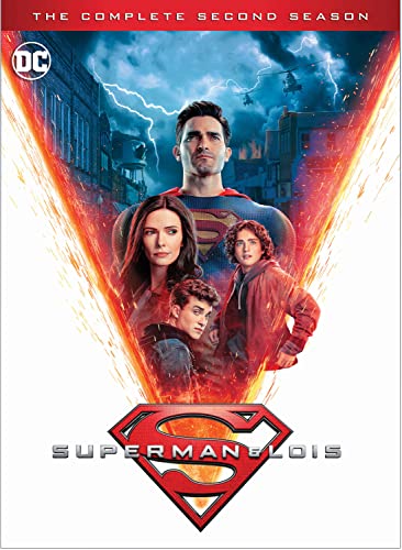 “Superman & Lois” DVD cover featuring Superman, Lois Lane, and their sons.