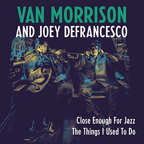 Van Morrison and Joey DeFrancesco album cover, musicians seated indoors.
