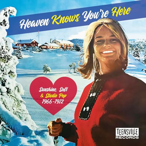 CD cover: woman in red, snowy landscape, heart-shaped text.