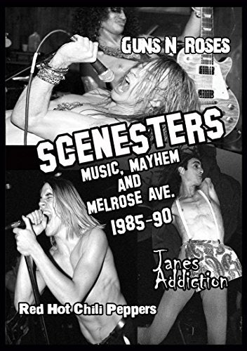 Black and white DVD cover featuring musicians from Guns N’ Roses and Jane’s Addiction.