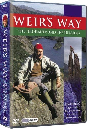 DVD cover for Weir's Way featuring a man sitting on a rocky mountain ledge.