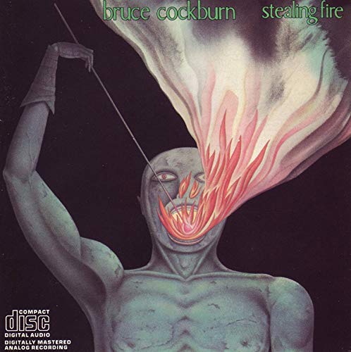 Album cover: a pale figure with flames erupting from the mouth and eyes.