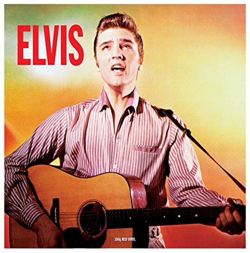 Elvis Presley album cover featuring a young Elvis with guitar.