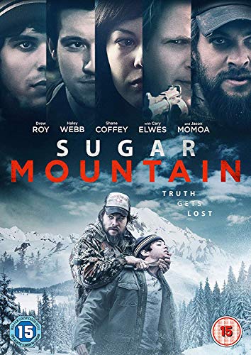 DVD cover for Sugar Mountain with a snowy mountain and six people's faces.