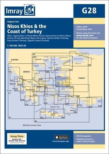 Imray Chart G28 : Nisos Khios & the Coast of Turkey : 28