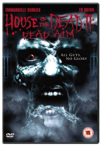 DVD cover for "House of the Dead 2" featuring a zombie’s face.