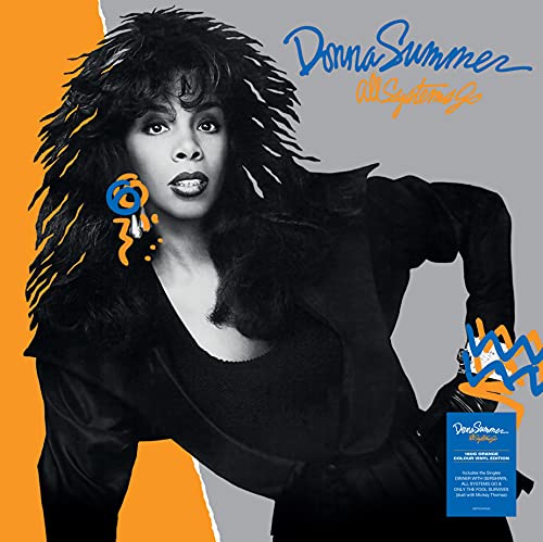 Donna Summer album cover, "All Systems Go," featuring a portrait of the singer.