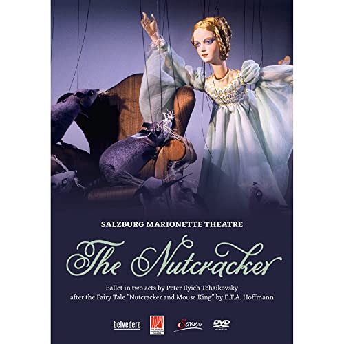 DVD cover showing a Salzburg Marionette Theatre performance of The Nutcracker with mouse puppets.