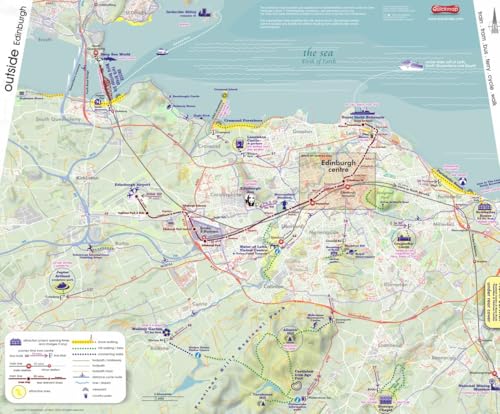 Edinburgh - magnificent city : Map guide of What to see & How to get there