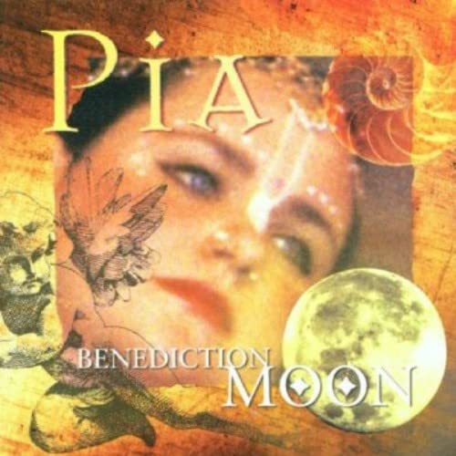 CD cover: woman’s face with moon, bird, and shell imagery.