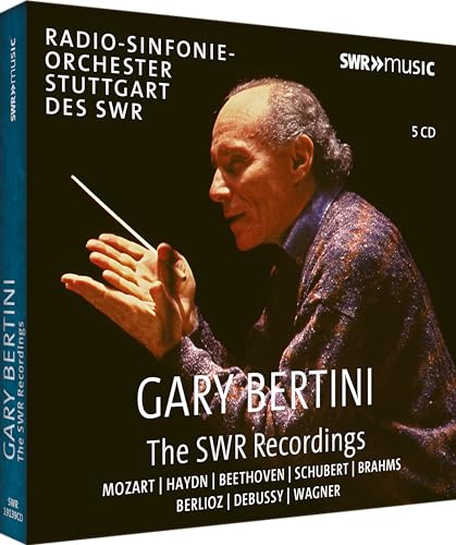 CD case featuring conductor Gary Bertini in profile, with text details.