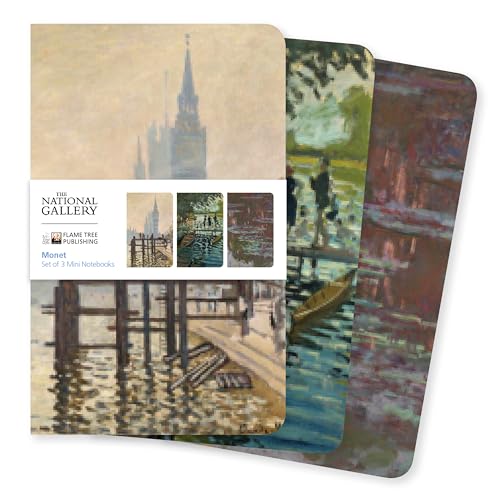 National Gallery: Monet Set of 3 Mini Notebooks