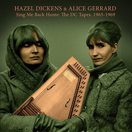 Two women with a hammered dulcimer, album cover for “Sing Me Back Home.”