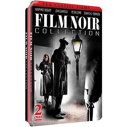 DVD case for "Film Noir Collection" featuring a shadowy street scene.