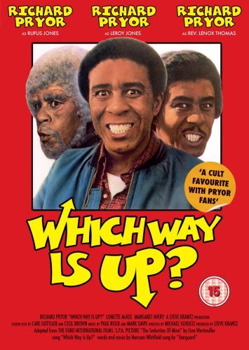 DVD cover for "Which Way Is Up" featuring Richard Pryor in three roles.