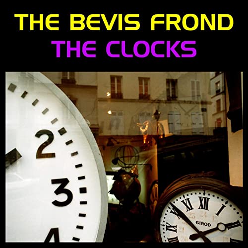 CD cover for āThe Clocksā by The Bevis Frond, featuring clocks.