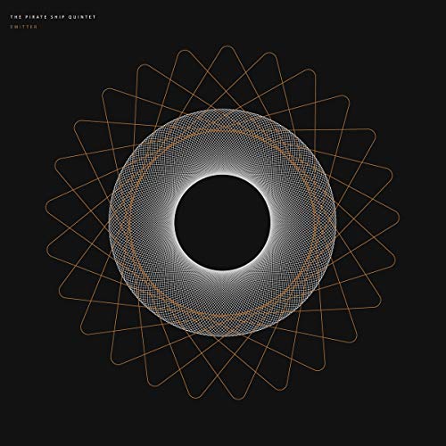 CD cover with abstract circular design of lines and a dark center.
