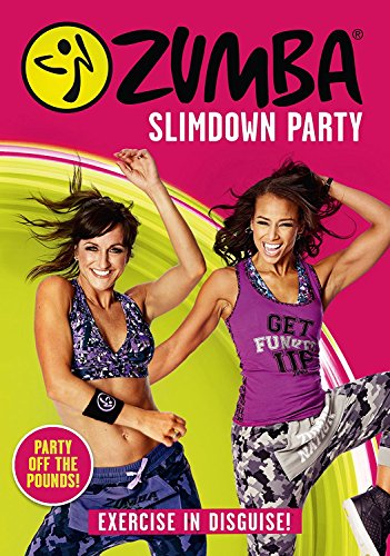 Zumba Slimdown Party DVD cover with two women dancing energetically.
