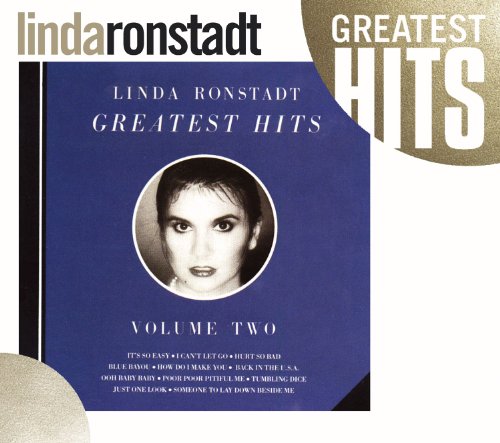 Linda Ronstadt’s “Greatest Hits, Vol. 2” CD cover with her portrait.