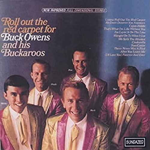 Album cover featuring Buck Owens and His Buckaroos in suits.