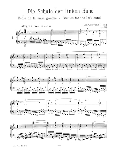 10 Studies for the Left Hand Op.399