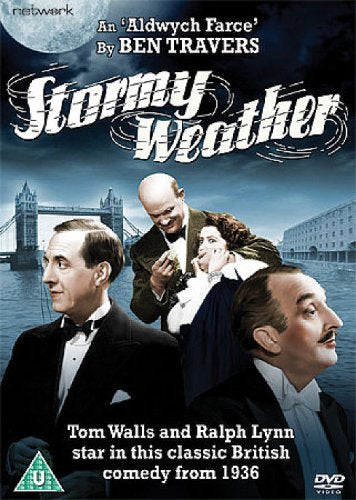 Stormy Weather" DVD cover featuring four actors and Tower Bridge in the background.
