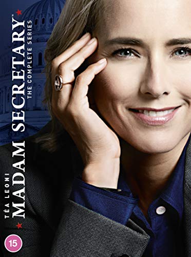 Six DVDs in cases with Madam Secretary TV series artwork and packaging.