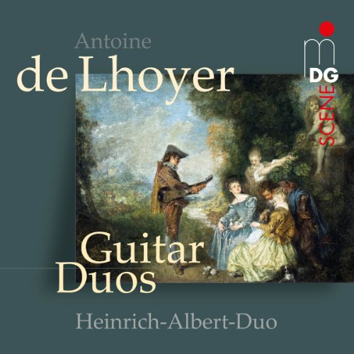 CD cover featuring 18th-century painting of musicians with a guitarist.