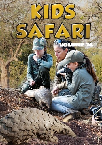 DVD cover featuring children and adults observing a pangolin.