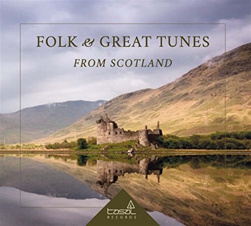 CD cover: Scottish castle reflected in a lake, with mountains.