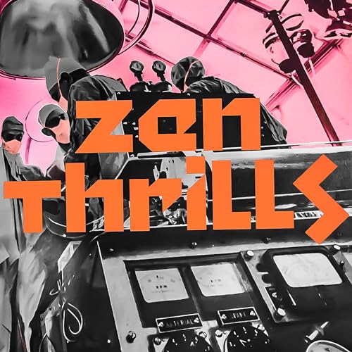 Album cover for Omar Rodríguez-López’s “Zen Thrills” with masked figures.