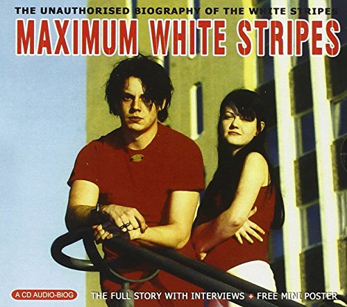 CD cover for “Maximum White Stripes” featuring Jack and Meg White.