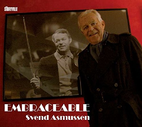 CD cover: Svend Asmussen, a violinist, pictured young and older.