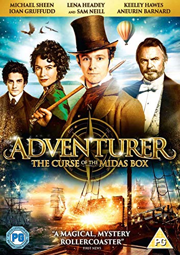 DVD cover for "Adventurer" featuring three actors and a golden compass.