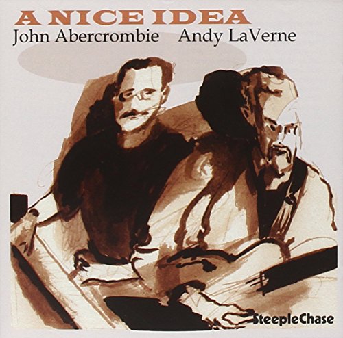 CD cover: watercolor portraits of John Abercrombie and Andy LaVerne.