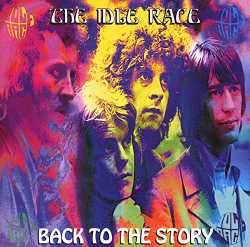 CD cover for The Idle Race’s “Back To The Story” featuring band members.