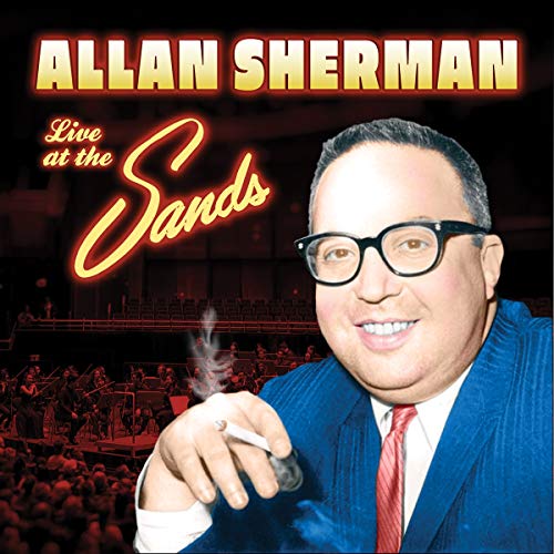 Allan Sherman album cover featuring a portrait of the comedian with a microphone.