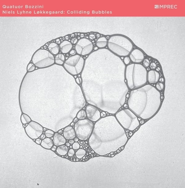 CD cover with a close-up, grayscale image of soap bubbles.