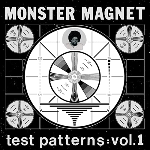 Monster Magnet “Test Patterns Vol. 1” vinyl record cover with a test card design.