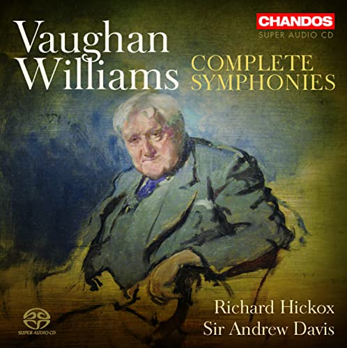 CD cover featuring a portrait of Ralph Vaughan Williams with text overlay.