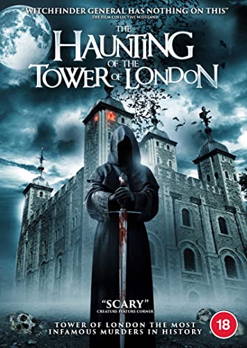 DVD cover for "The Haunting Of The Tower Of London" with a hooded figure.