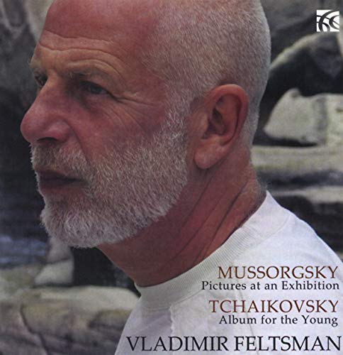 CD cover featuring a portrait of pianist Vladimir Feltsman.
