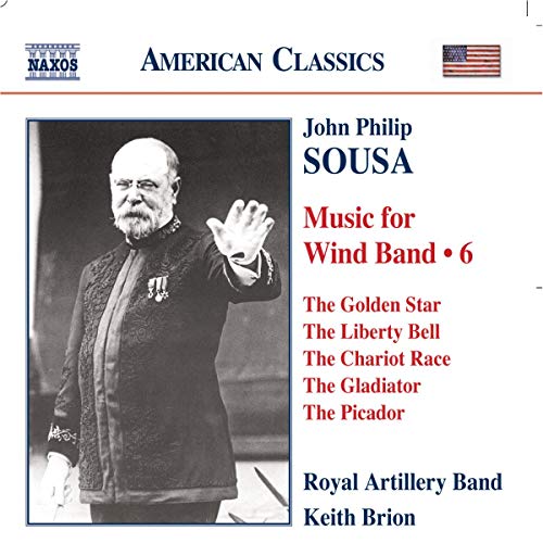 CD cover featuring John Philip Sousa, composer of wind band music.