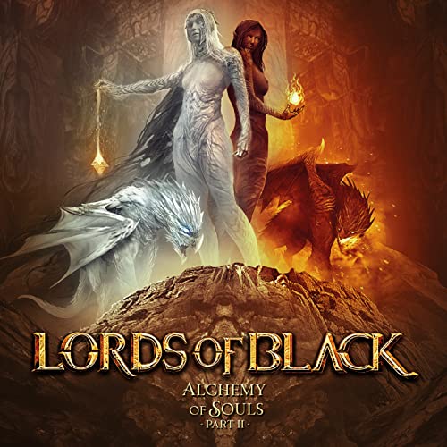 Album cover for Lords Of Black’s “Alchemy Of Souls - Part II” featuring fantasy art.