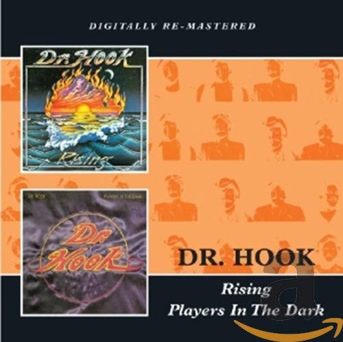 CD cover art for Dr. Hook featuring Rising and Players In The Dark albums.