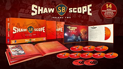 Shawscope Volume Two Blu-ray box set with open book, disc cases, and multiple discs.