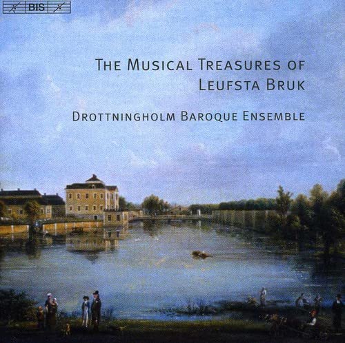 CD cover depicting a classical building by a lake with figures.